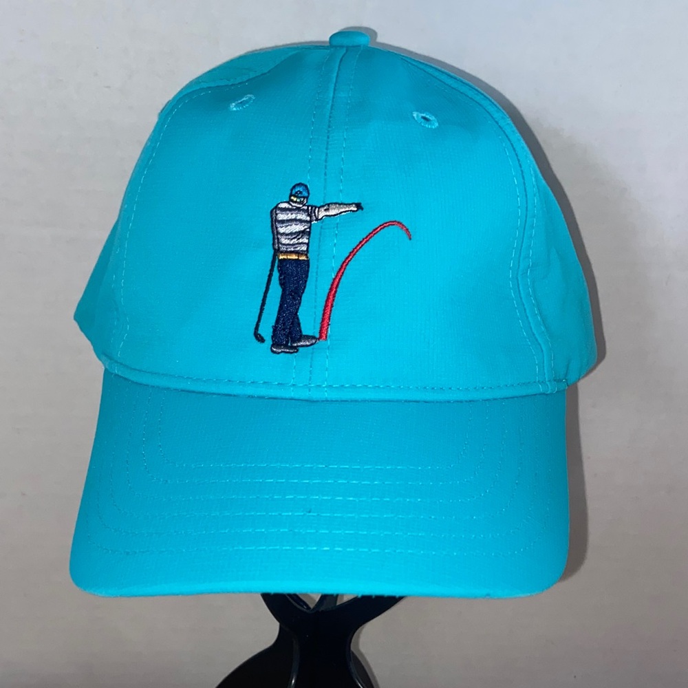 Mad Slicer Thistle Golf Club Sunset Beach Nc Turquoise Baseball Hat Osfm